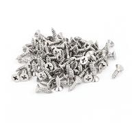 sourcing map 3,5 mm x 13 mm estrella tornillo avellanado autorroscante 100 piezas