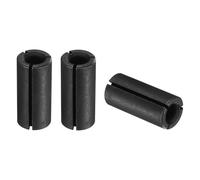 sourcing map 3 adaptadores de pinza de acero al carbono de 12,7 mm a 6,35 mm (1/4 pulgadas) de acero al carbono, manguito de reducción, vástago de herramienta, adaptador de portabrocas de conversión