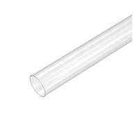 sourcing map 3 tubos transparentes rígidos de PVC, redondos, de plástico flexible, 30 mm de diámetro interior x 32 mm de diámetro exterior, 0,5 m