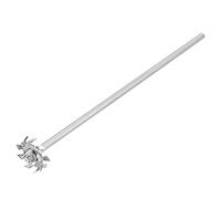 sourcing map 304 Inoxidable Acero Agitador Varilla 11.81" Longitud Dispersión Máquina Agitar Palos con 1.57" ID Dispersión Disco para Laboratorio, Industrial