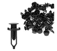 sourcing map 30Pcs 18mm Remache De Guardabarros Paragolpes Capó 28mm Cierre 9mm Agujero Clips De Sujeción para Grapas Puerta