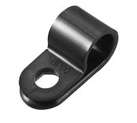 sourcing map 30pcs Clips Cable Organizador para Gestión Cables 7, 9mm negro