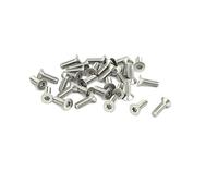sourcing map 30pcs M1.6x5mm T4 Tornillo Torx de 304 acero inoxidable