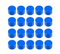 sourcing map 32 mm Schedule 32 PVC Tubería Tap, Tapones de extremo deslizante DWV (desagüe de desagüe) Riego Piscina Amortiguación de sonido, Azul 20 piezas