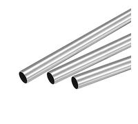 sourcing map 3Pcs Inoxidable Acero 304 Tubo, OD 14mm, 0.5mm Pared Grosor, 300mm Longitud Metal Tubos Recto para Industria Maquinaria