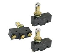 sourcing map 3pcs Z-15GQ22-B SPSD 1 NO 1 NC montaje en panel Rodillo émbolo interruptor de límite