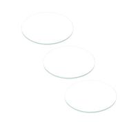 sourcing map 3uds Reloj Vidrio Cristal Lente, 38mm Diámetro 1,1mm Borde Grosor Doble Cúpula Redondo Transparente Reloj Cristal Reemplazo Piezas para Relojero Reloj Cristal Lente Reemplazo