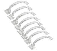 sourcing map 4 Agujeros 8pcs Casa Puerta Puerta Tono Plata 5" Longitud