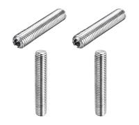 sourcing map 4 tornillos M10-1.5 x 40 mm, tornillos de cabeza Allen de acero inoxidable 304, llave hexagonal interna para accesorios de baño, reparación de muebles, proyectos de bricolaje