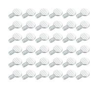 sourcing map 40 tornillos de pulgar M5 x 8 mm, cabeza de pala de hierro sólido, totalmente roscado, galvanizado, tornillos de raqueta de dedo, sujetadores para el hogar, electrónica, máquina