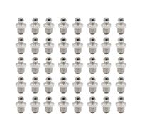 sourcing map 40Pcs M8x1 Engrasador Recta Boquilla De Grasa