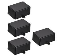 sourcing map 4pcs de 51 x 35 x 23mm Carcasa Caja Electrónica DIY de plástico negro