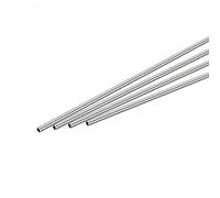 sourcing map 4Pcs Inoxidable Acero 304 Tubo, OD 2mm, 0.15mm Pared Grosor, 300mm Longitud Metal Tubo Largo Recto para Industria Maquinaria