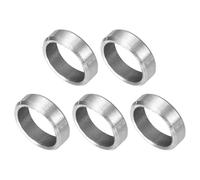 sourcing map 5 espaciadores de acero inoxidable, 8 mm de diámetro interior x 10 mm de diámetro exterior x 2 mm de largo, tornillo de buje de acero inoxidable 304, espaciador redondo sin rosca para