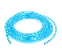 sourcing map 5 metros 4 mm diámetro interior 6 mm OD Gas gasolina PU línea tubo manguera azul claro