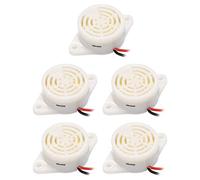 sourcing map 5 Pcs Dc3-24V Zumbador Electrónico Activo Sirena De Alarma Piezoeléctrica Intermitente 100dB
