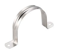 sourcing map 5 Piezas 70mm (2, 8") Rígida Tubería Correa 2 Orificios Tubo