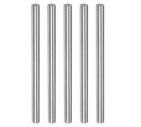 sourcing map 5 Piezas de Varillas Redondas de Acero de Alta Velocidad (HSS) de 6,6 Mm X 100 Mm para Herramientas de Bricolaje de Torno para Torneado, Fresado, Taladrado y Roscado