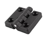 sourcing map 50 mm x 48 mm dos hojas bisagras de plástico para puerta
