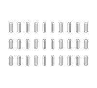 sourcing map 50 pasadores de clavija M2 (2 mm) x 7 mm, de acero inoxidable 304, cilíndricos, soporte de estante, elementos de sujeción para dispositivos de metal, muebles de madera, instalación de