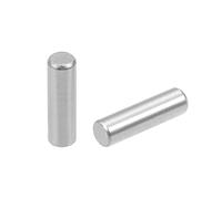 sourcing map 50 Piezas Pasador 4mm x 12mm Clavijas Tono Plateado | de Acero Inoxidable 304, Estantes de Apoyo, Pasadores de Madera para Literas