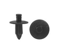 sourcing map 50Pcs 6,5x18x25mm Grapas Vehículo Panel de Puerta Maletero Clips Remaches Plástico Negro