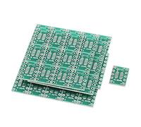 sourcing map 50pcs Adaptador convertidor de PCB 13mmx10mm SOT23 MSOP10 UMAX DIP10 0,5mm/0,95mm
