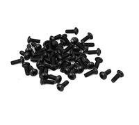 sourcing map 50pcs M2x5mm Tornillo Sujetador de Cabeza Hexagonal Metal | Cabeza de botón de grado 10.9