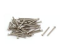 sourcing map 50pcs Tornillo de Cabeza hueca hexagonal M2, 5 x30mm tono