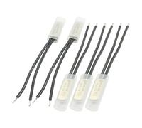 sourcing map 5pcs Fusible térmico 250V 5A Cabezal del Sensor de Temperatura