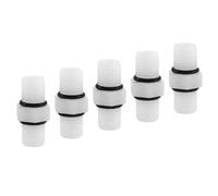 sourcing map 5uds Conexión Rápida Purificadores Agua Accesorios Tubo Conector Empuje Manguera Tubo Filtro Unión Tuberías para Sistema Ósmosis Inversa RO Recto, 1/4 "BSP Macho