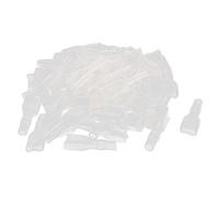 sourcing map 6.3mm Mujer Spade Terminal del conector aislado claro de la cubierta de la manga 65pcs