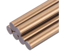sourcing map 6 barras de pegamento caliente de tamaño completo para pistola de pegamento de 7 mm x 200 mm, barras de pegamento pequeñas, bronce dorado