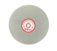 sourcing map 6" Granularidad 240 Recubierto de Diamante Plana Rueda | Esmerilado Molienda Muela de vuelta el Disco de Pulido Lijado