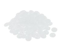 sourcing map 6 mm 17 mm cabeza Diámetro tapón de rosca de plástico blanco de la cubierta 100PCS