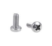 sourcing map 60 pzas Tornillo de Máquina cabeza de estrella M2. 5x6mm