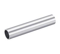 sourcing map 6063 Aluminio Redondo Tubo 20mm OD 17mm Interior Diámetro 100mm Longitud Tubería