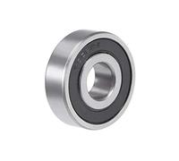 sourcing map 6302-2RS Rodamiento de bolas de ranura profunda 15x42x13mm Rodamientos de doble sellado de cromo