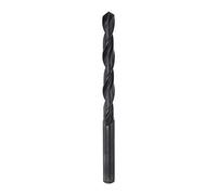 sourcing map 6542 Alta Velocidad Acero Recto Vástago Helicoidal Taladro, Totalmente Rectificado Negro Óxido Taladro Brocas 8,6mm Perforación Diámetro 125mm Total Longitud 1uds