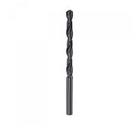 sourcing map 6542 Alta Velocidad Acero Recto Vástago Helicoidal Taladro, Totalmente Rectificado Negro Óxido Taladro Brocas 5,6mm Perforación Diámetro 93mm Total Longitud 1uds