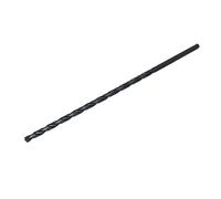 sourcing map 6mm de Diámetro de Perforación de 250mm de Longitud de Mango | Redondo Recto HSS Taladro de Metal Helicoidal Negro
