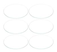 sourcing map 6uds Reloj Vidrio Cristal Lente, 34mm Diámetro 1,1mm Borde Grosor Doble Cúpula Redondo Transparente Reloj Cristal Reemplazo Piezas para Relojero Reloj Cristal Lente Reemplazo