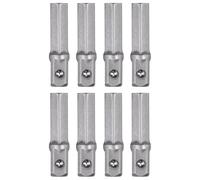 sourcing map 8 adaptadores de enchufe de impacto de 0.25 pulgadas, vástago hexagonal de 0.25 pulgadas, vástago hexagonal de 3 cm de largo, broca de extensión para llave de taladro eléctrico, color