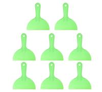 sourcing map 8 raspadores de masilla de plástico flexibles de 6.1 pulgadas, herramienta de limpieza desechable para esparcir pintura, reparación de parches, color verde