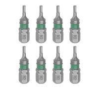 sourcing map 8 Uds H2 Hexagonal Destornillador Bit 2mm 1/4" Hexagonal Vástago 1" Longitud S2 Acero Magnético Potencia Perforadora Brocas