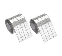 sourcing map 800 azulejos de mosaico de espejo de 10 x 10 mm, cuadrados acrílicos, autoadhesivos, bolas de discoteca, azulejos de espejo para manualidades, decoración, arte, collage, tarjetas, color