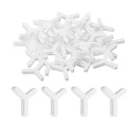 sourcing map 800 espaciadores de plástico tipo Y para azulejos de pared, herramientas de azulejos hexagonales de 3 mm, 1/8 pulgadas, para instalación de azulejos de cerámica, color blanco