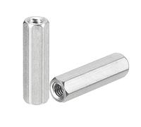 sourcing map 8uds M5 x 0, 8 Paso 30mm Longitud Acoplamiento Tuercas