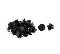 sourcing map 8X19X10mm Remaches De Plástico Parachoques Clips De Tipo Empuje Sujetador 20 Uds Clips De Sujeción para Grapas Puerta