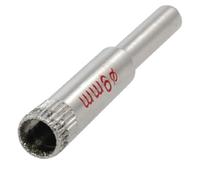 sourcing map 9mm Corte Diámetro Diamante Punta Vidrio Agujero Sierra Taladro brocas